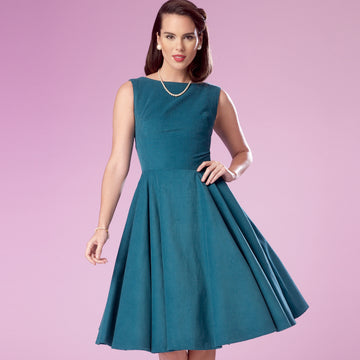 Simplicity Sewing Pattern S9286 Misses' Fold-back Facing Dresses - 0