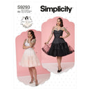 Simplicity Sewing Pattern S9293 Misses' Full Slip & Petticoat-1