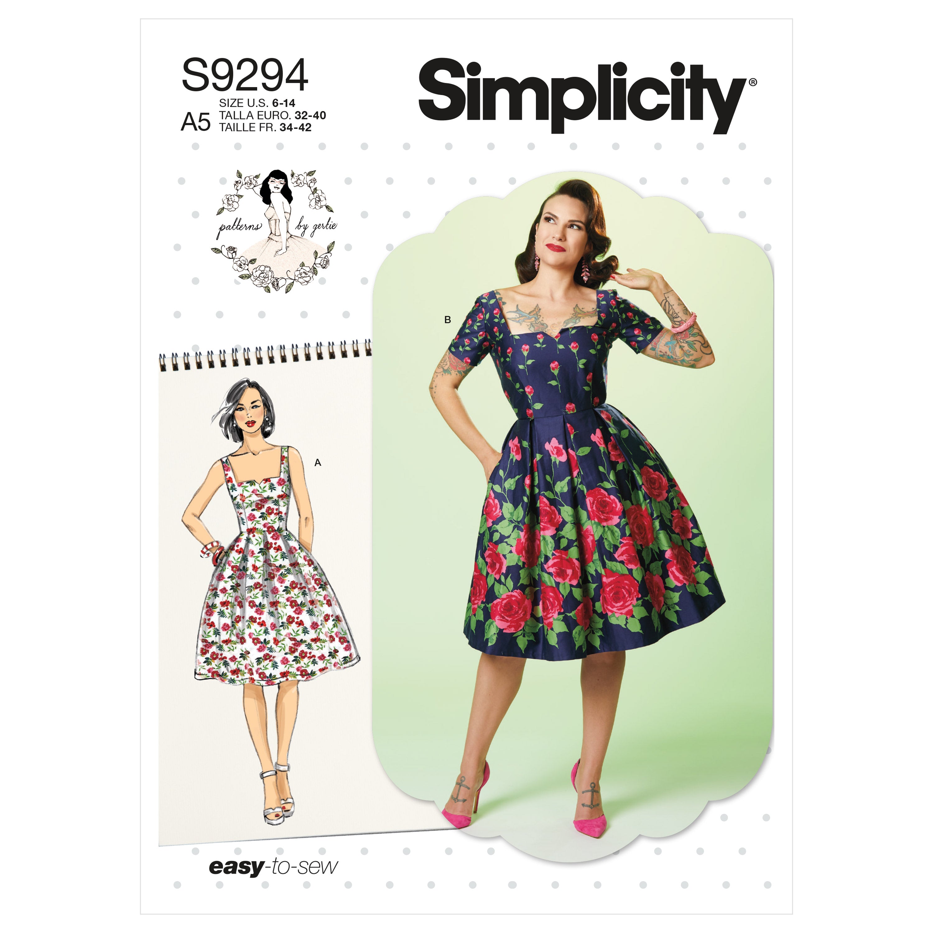 Simplicity Sewing Pattern S9294 Misses' Dress