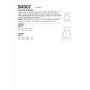 Simplicity Sewing Pattern S9307 Plush Bears in Two Sizes-3