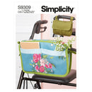 Simplicity Sewing Pattern S9309 Walker Caddy & Bag-1