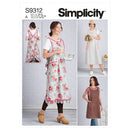 Simplicity Sewing Pattern S9312 Misses' Aprons-1