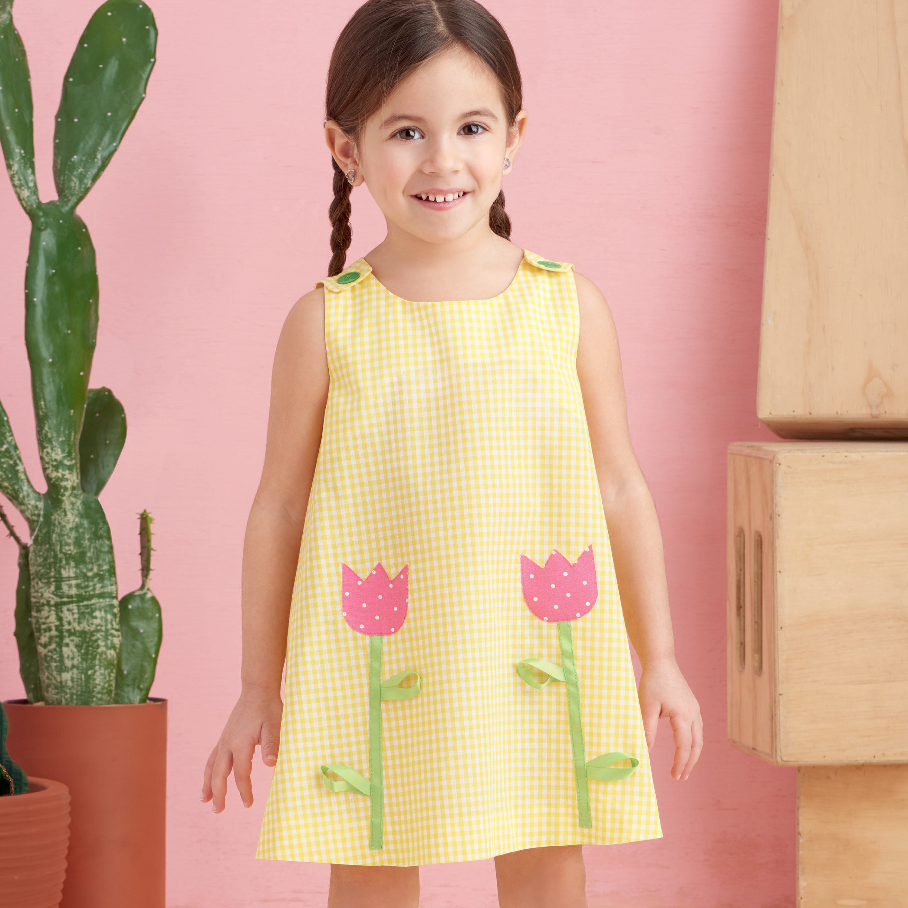 Simplicity Sewing Pattern S9318 Toddlers'  Tops, Dresses, and Shorts - 0