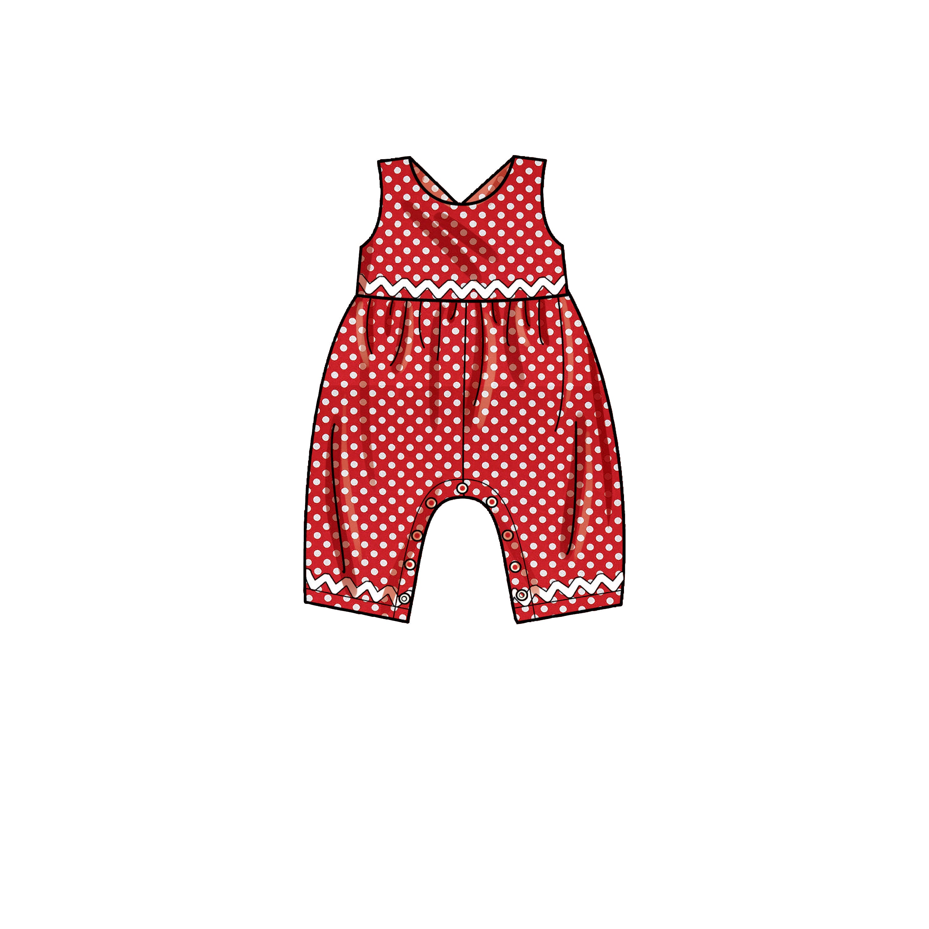 Simplicity Sewing Pattern S9319 Toddlers'  Top, Dresses, Rompers and Panties