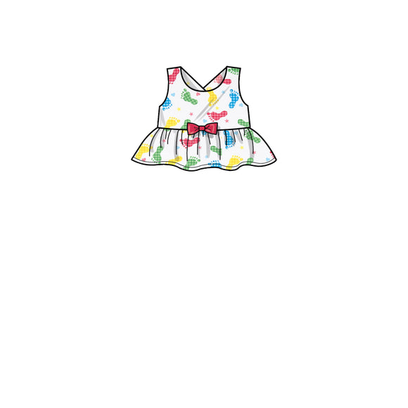 Simplicity Sewing Pattern S9319 Toddlers'  Top, Dresses, Rompers and Panties