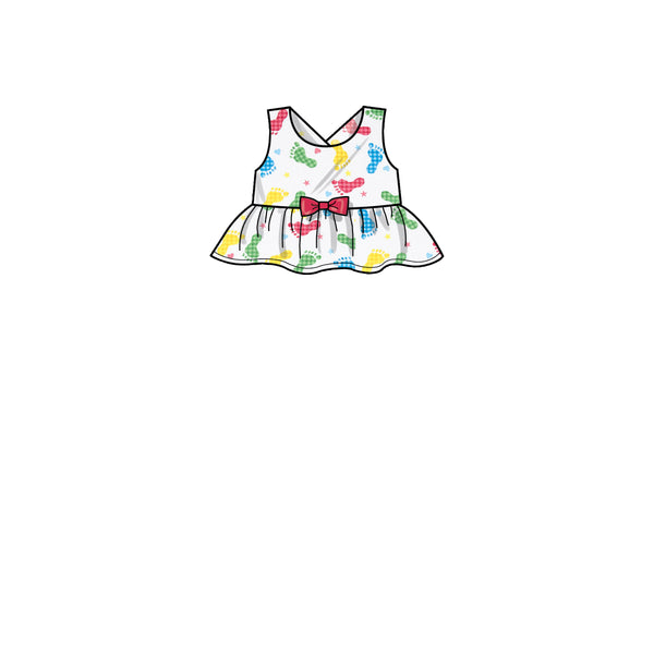 Simplicity Sewing Pattern S9319 Toddlers'  Top, Dresses, Rompers and Panties