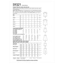 Simplicity Sewing Pattern S9321 Children's Tucked Tops, Dresses, Shorts and Trousers-10