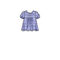 Simplicity Sewing Pattern S9321 Children's Tucked Tops, Dresses, Shorts and Trousers