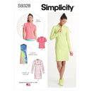 Simplicity Sewing Pattern S9328 Misses' Knit Dresses and Top-1