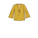 Simplicity Sewing Pattern S9333 Misses' Top with Sleeve Variations-3