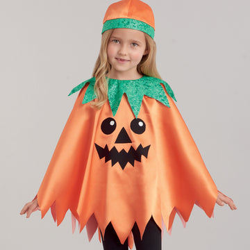 Simplicity Sewing Pattern S9351 Children's Poncho Costumes, Hats and Face Masks - 0