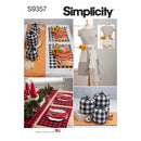 Simplicity Sewing Pattern S9357 Table Decor, Decorations, Tea Towel and Apron-1