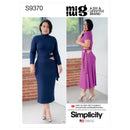 Simplicity Sewing Pattern S9370 Misses' Knit Dress with Sleeve and Length Variations-1