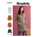 Simplicity Sewing Pattern S9373 Misses' Knit Cardigans-1