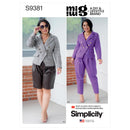 Simplicity Sewing Pattern S9381 Misses' and Women's Lined Jacket, Trousers and Shorts-1