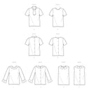 Simplicity Sewing Pattern S9386 Misses' Set of Blouses-14