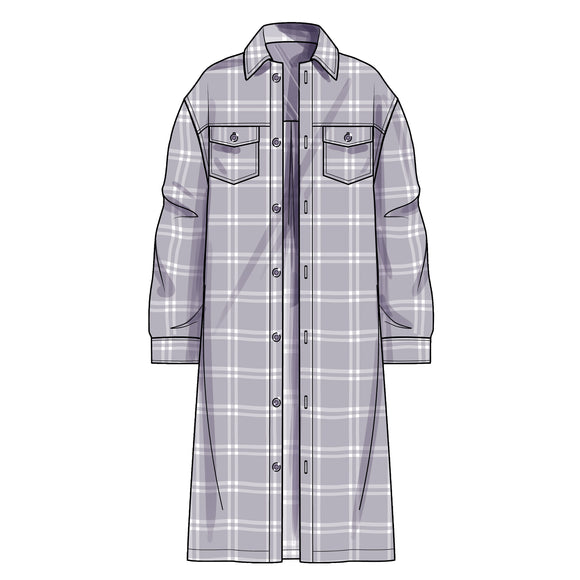 Simplicity Sewing Pattern S9388 Unisex Shirt Jackets