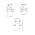 Simplicity Sewing Pattern S9389 Men's Trench Coat in Two Lengths