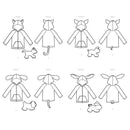 Simplicity Sewing Pattern S9391 Toddlers' Jackets and Small Plush Animals-14