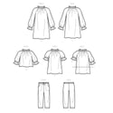 Simplicity Sewing Pattern S9393 Children's Dress, Tunic, Top and Trousers