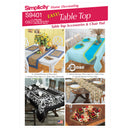 Simplicity Sewing Pattern S9401 Tabletop Accessories and Chair Pad-1