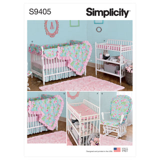 Simplicity Sewing Pattern S9405 Nursery Accessories