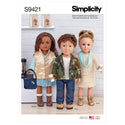 Simplicity Sewing Pattern S9421 Doll Clothes