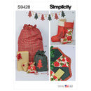 Simplicity Sewing Pattern S9428 Christmas Decorations-1