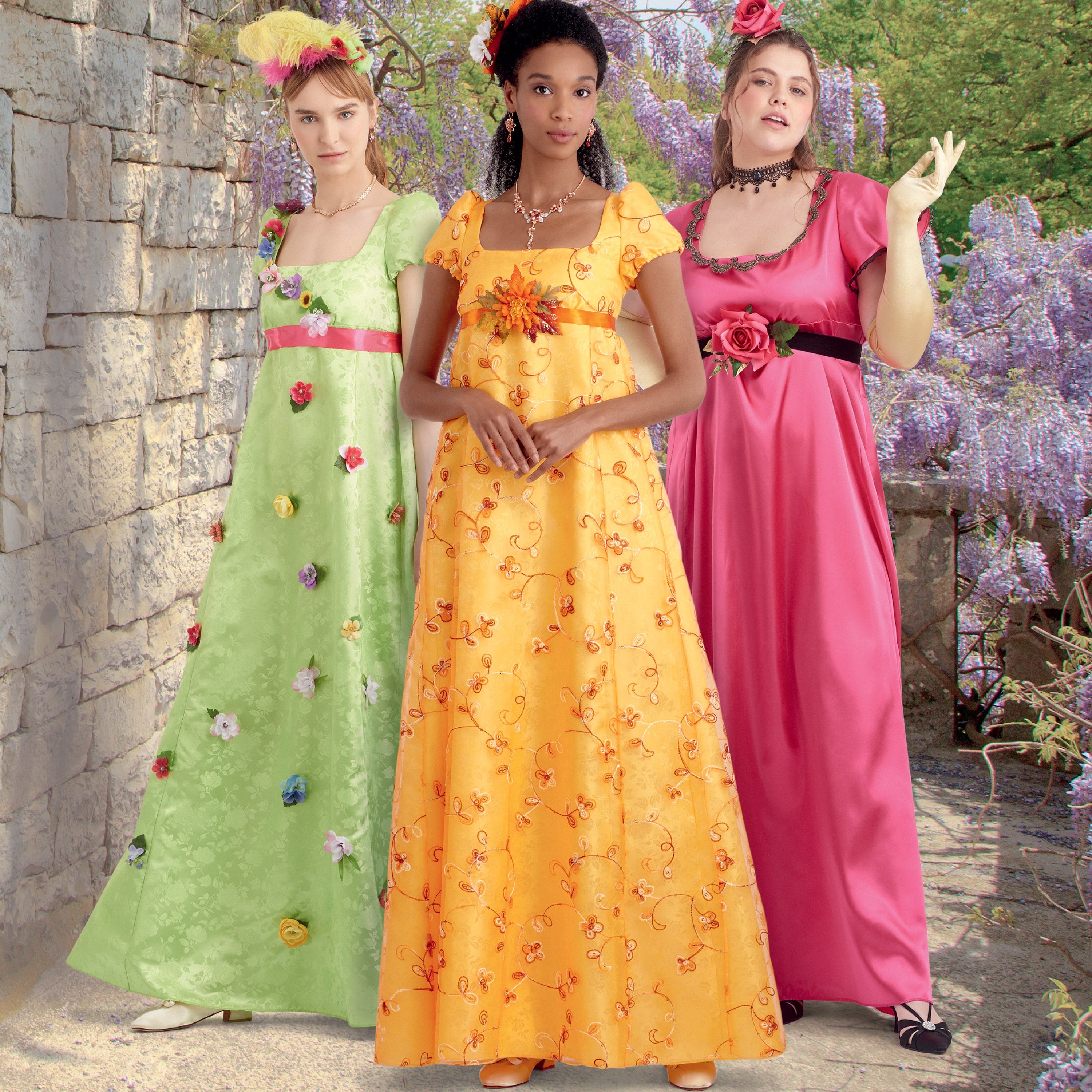 Simplicity Sewing Pattern S9434 Misses' and Women's Regency-style Dresses