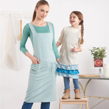Simplicity Sewing Pattern S9436 Adults' and Children's Aprons - 0