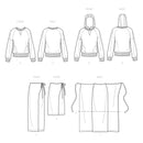 Simplicity Sewing Pattern S9450 Mimi G Misses' Knit Casual Tops and Skirts-7