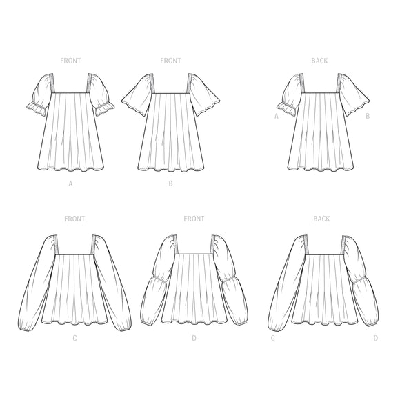 Simplicity Sewing Pattern S9452 Misses' Tops