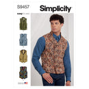 Simplicity Sewing Pattern S9457 Men's Waistcoats-1