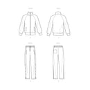 Simplicity Sewing Pattern S9458 Mimi G Men's Jacket and Jogger Bottoms-7