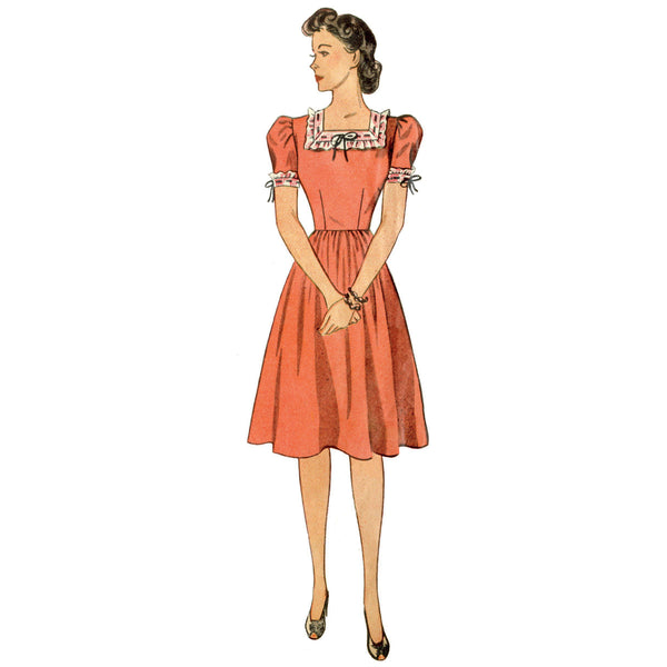 Simplicity Sewing Pattern S9464 Misses' 1940s Vintage Dress