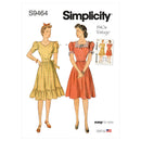 Simplicity Sewing Pattern S9464 Misses' 1940s Vintage Dress-1