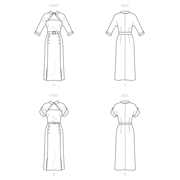 Simplicity Sewing Pattern S9465 Misses' 1950s Vintage Dress