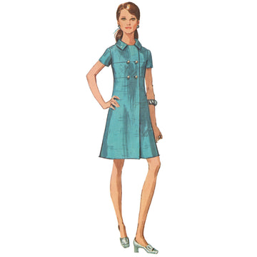 Simplicity Sewing Pattern S9466 Misses' 1960s Vintage Dress - 0