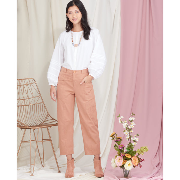 Simplicity Sewing Pattern S9471 Misses' Cropped Trousers