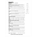 Simplicity Sewing Pattern S9471 Misses' Cropped Trousers-9