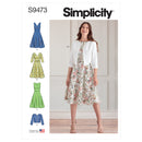 Simplicity Sewing Pattern S9473 Misses' Dress and Jacket-1