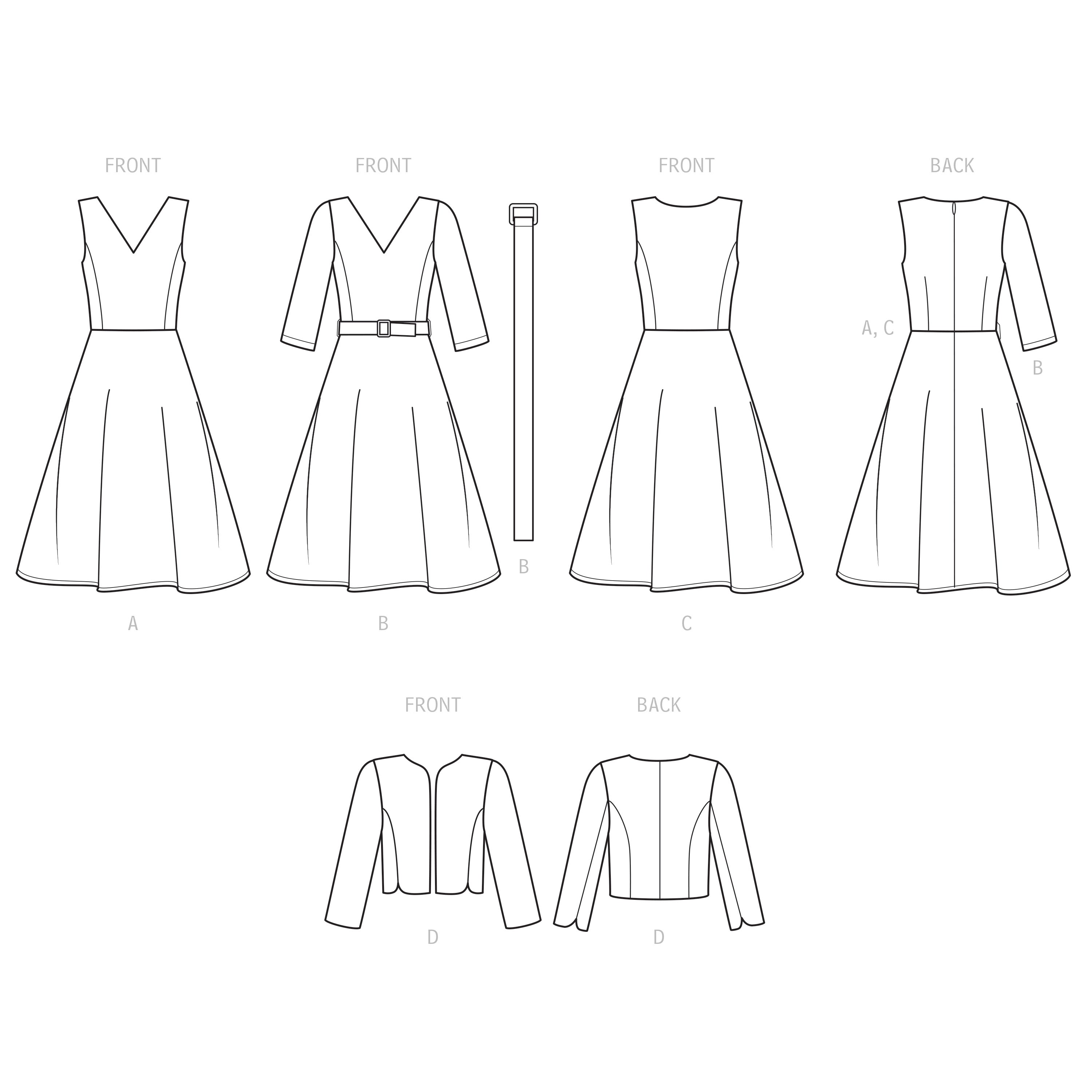 Simplicity Sewing Pattern S9473 Misses' Dress and Jacket