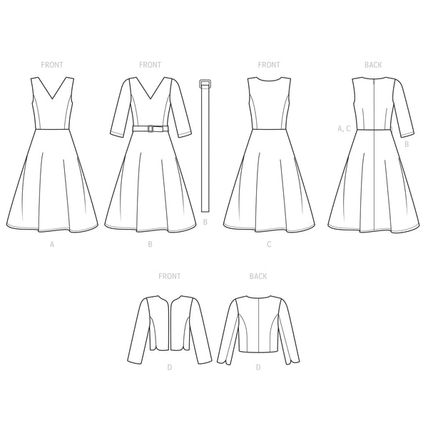 Simplicity Sewing Pattern S9473 Misses' Dress and Jacket