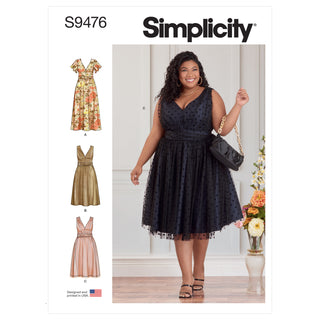 Simplicity Sewing Pattern S9476 WOMEN'S DRESSES