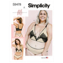 Simplicity Sewing Pattern S9478 MISSES' AND WOMEN'S BRALETTE AND PANTIES-1