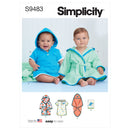 Simplicity Sewing Pattern S9483 BABIES' BATH SET-1