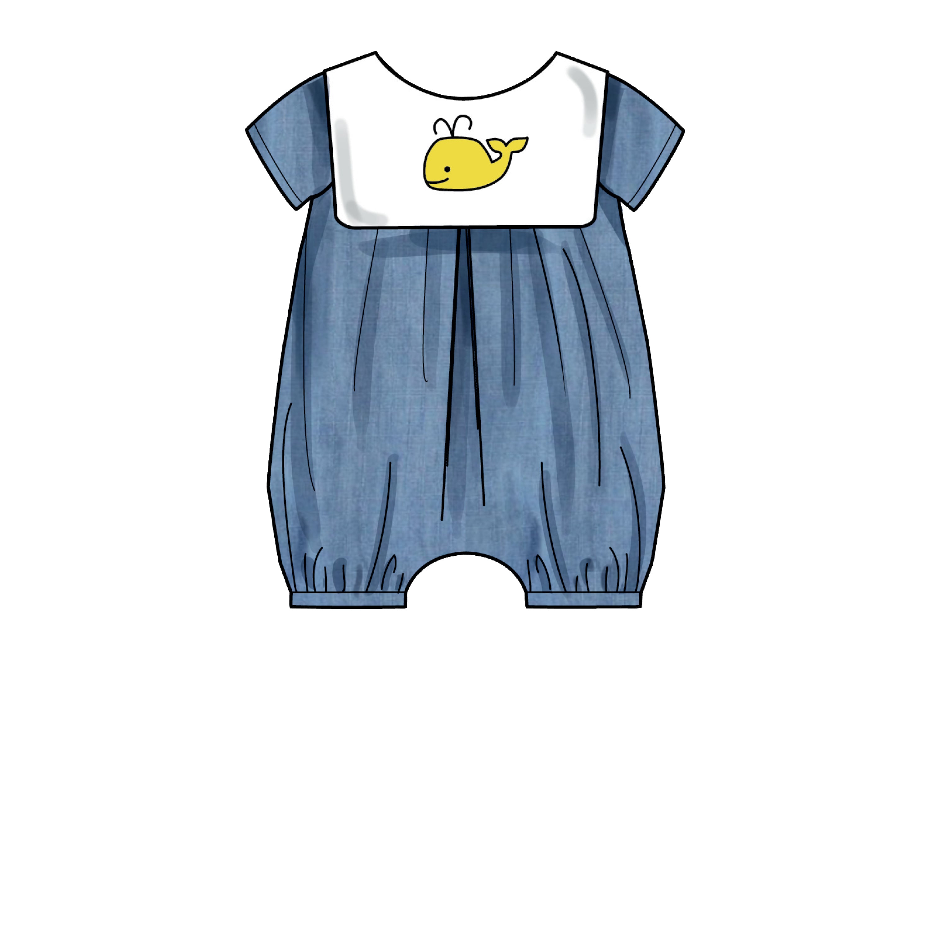 Simplicity Sewing Pattern S9484 BABIES' ROMPERS