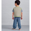 Simplicity Sewing Pattern S9485 TODDLERS' KNIT TOP, JACKET, VEST, SKIRT AND PANTS-4