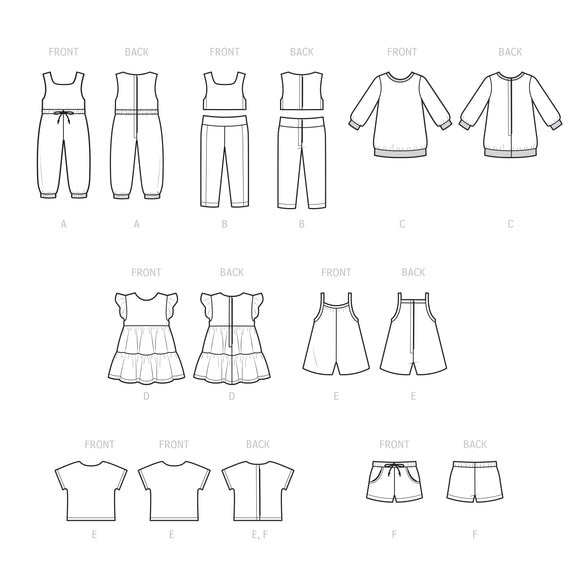 Simplicity Sewing Pattern S9500 18" DOLL CLOTHES