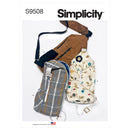 Simplicity Sewing Pattern S9508 SLING BAGS IN TWO SIZES-1